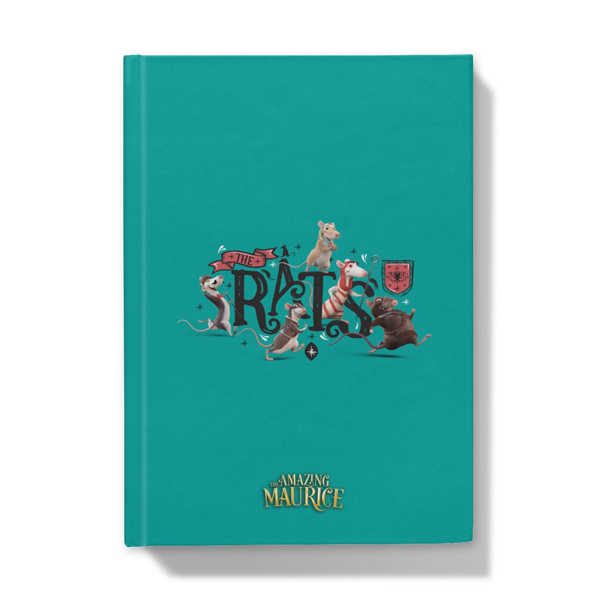 Rats Turquoise Hardback Notebook